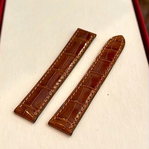 Cartier Alligator Honey Leather Watch Straps 15 x 14 ADB 90 x 85
